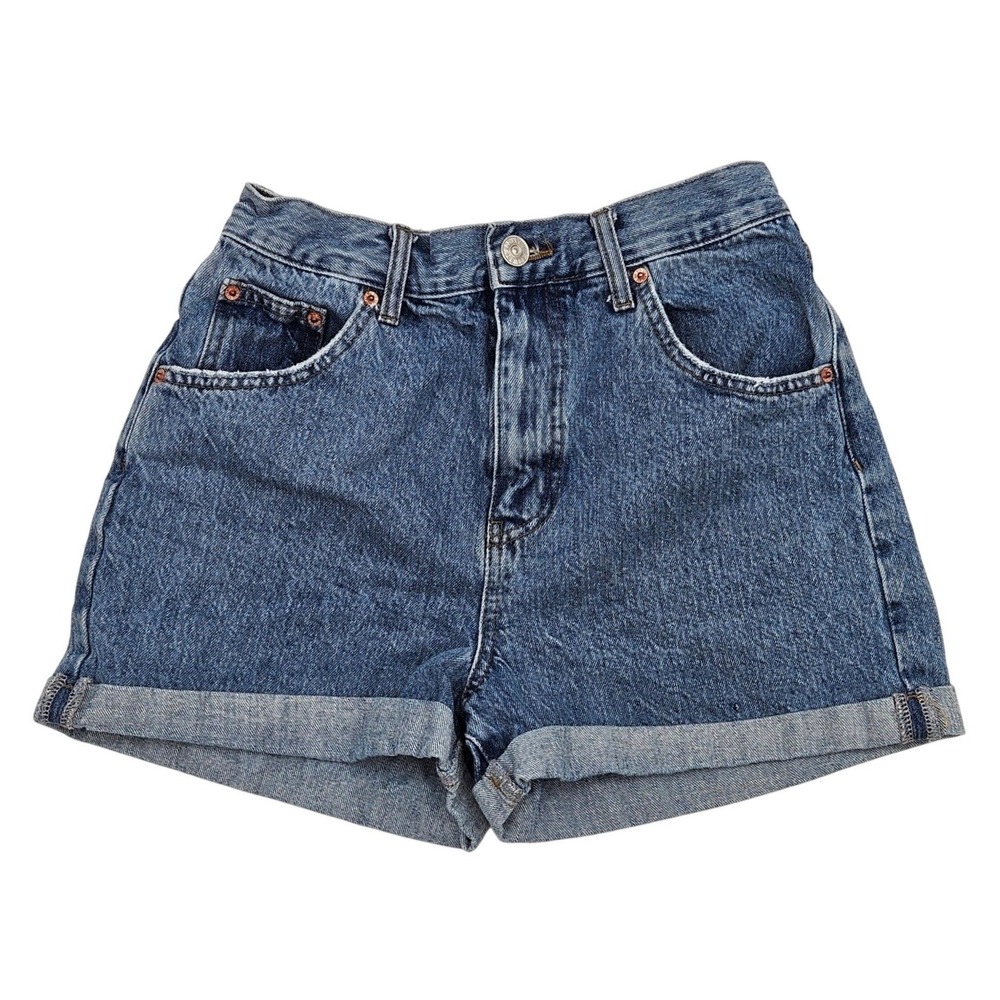 BDG Urban Outfitters‎ Womens High Waisted Mom Denim Shorts Medium Wash Blue W28